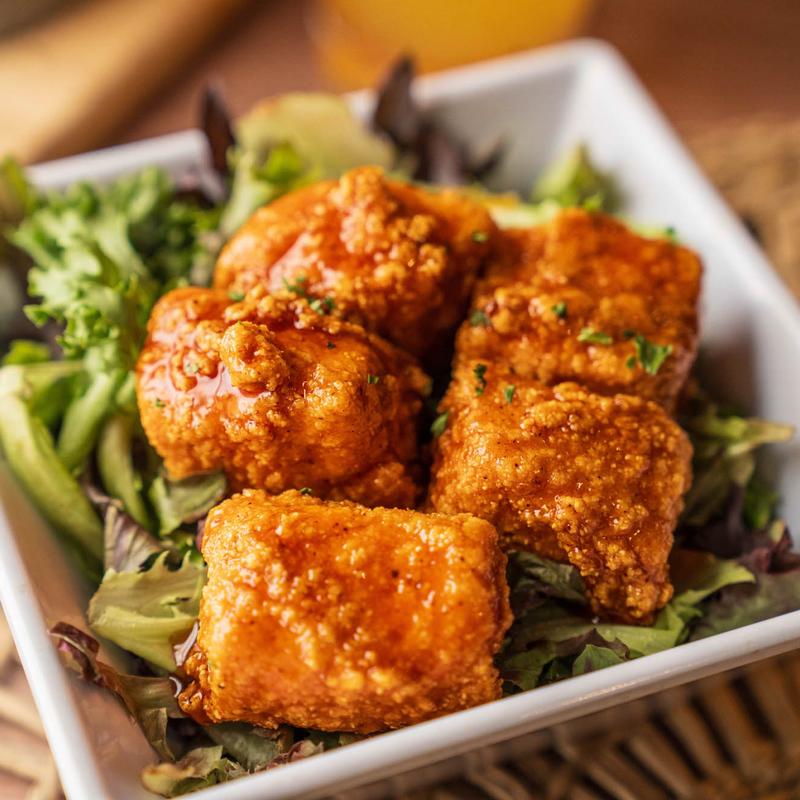 Honey Hot Salmon Bites photo