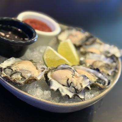 Fresh Miyagi Oysters! Now on HAPPY HOUR for $2!.