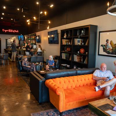 Lounge area with sofas.