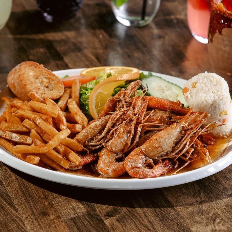 menu item 6 of 6, Charola de Langostinos Estilo Nayarit