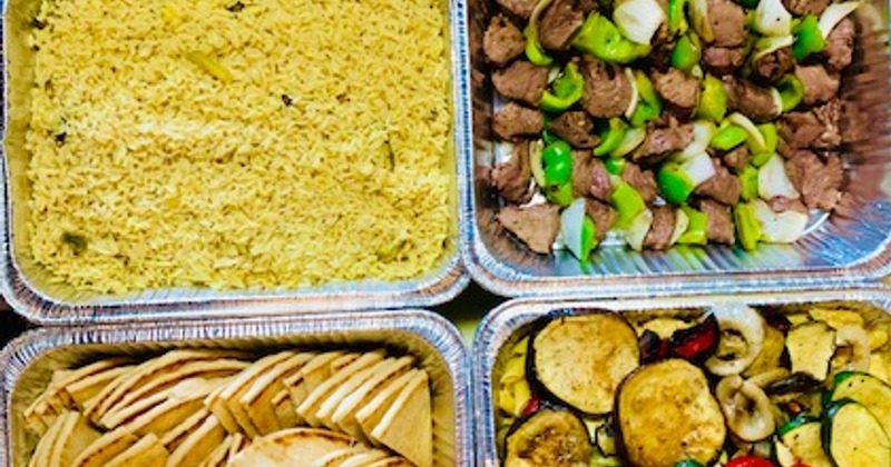 Catering food trays