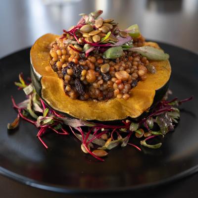 Moroccan Stuffed Acorn Squash.