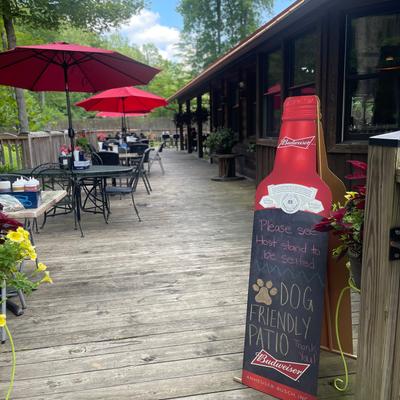 Pet-friendly patio.