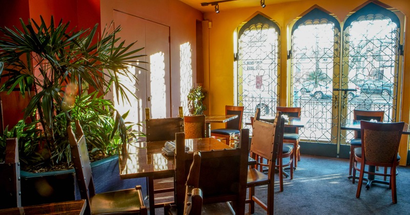 Interior, dining area