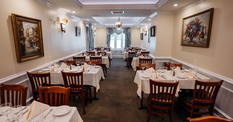 Interior, dining area