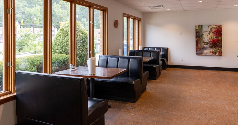 Interior, dining area