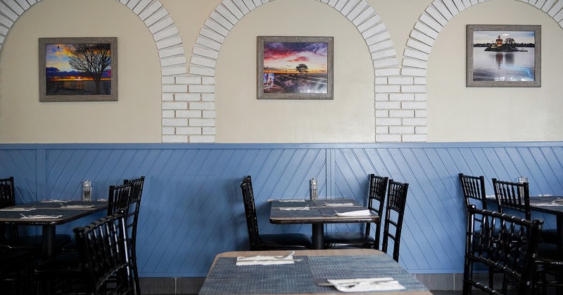 Restaurant interior, dining area