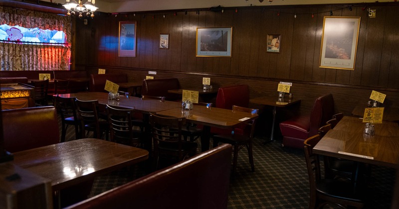 Interior seating area