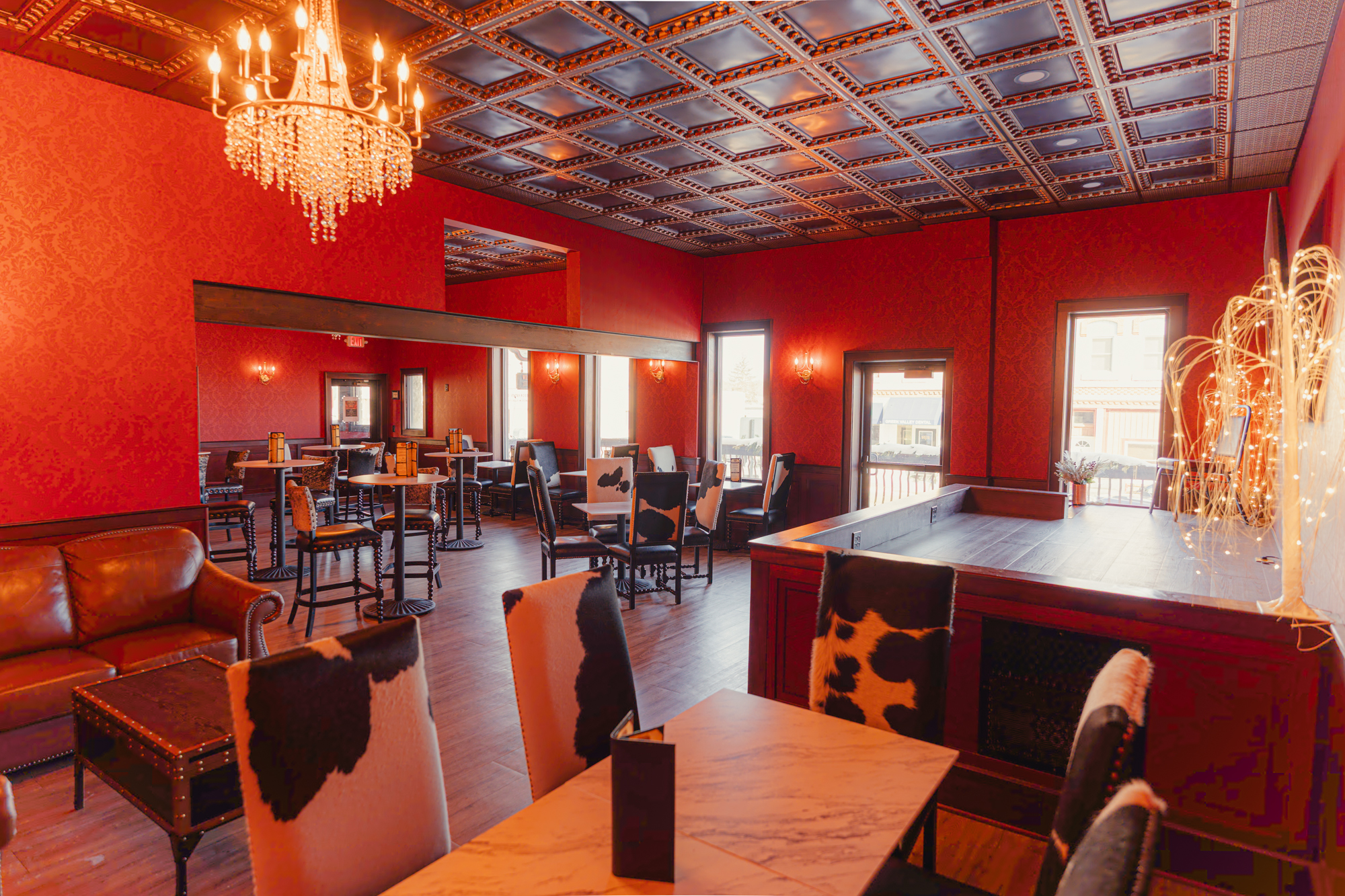 Pink Heifer interior dining area