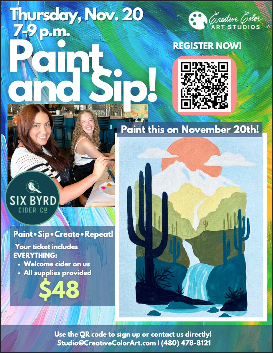 Paint & Sip! event photo 4
