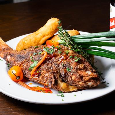 Fried Red Snapper.