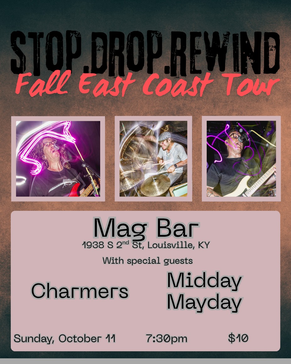 Stop.Drop.Rewind with Midday Mayday and Charmers event photo