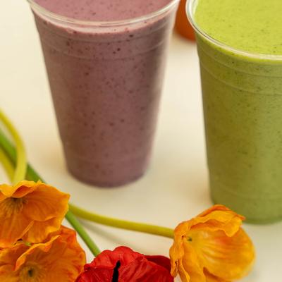 Different smoothie variants.