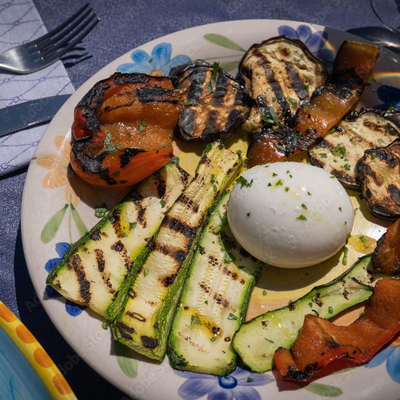 Burrata & Grilled Vegetable photo