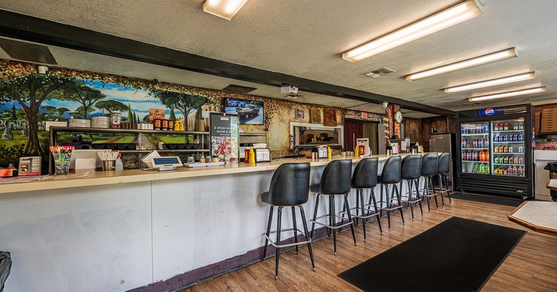 Interior space, bar area