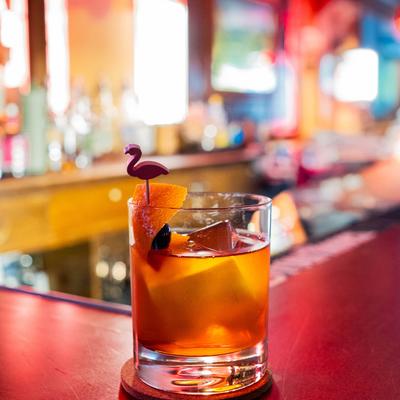 Old Fashioned cocktail.