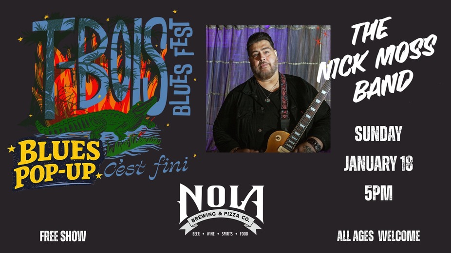 FREE LIVE MUSIC: T-Bois Blues Fest Blues Pop-Up with The Nick Moss Band event photo