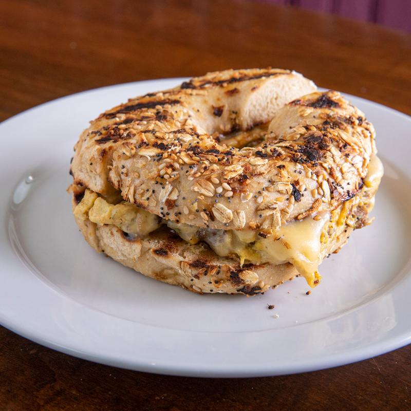 Plant-based Sausage, Egg & Cheese Bagel photo