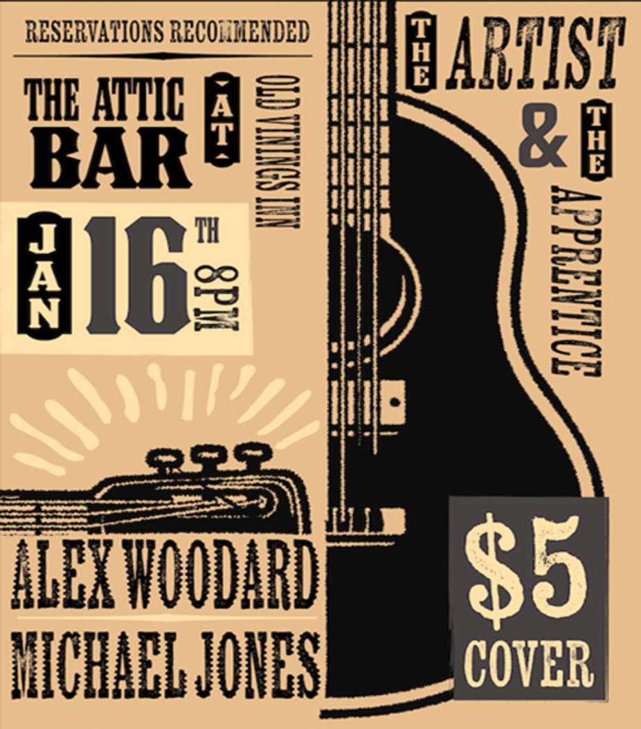 The Artist and The Apprentice: Alex Woodard & Michael Jones event photo