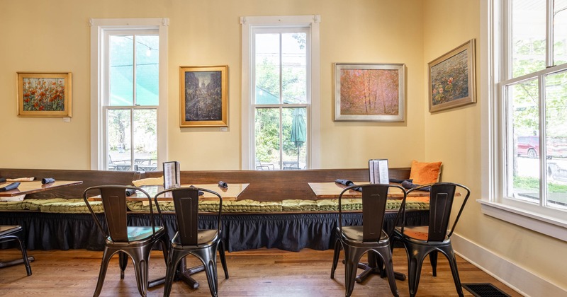 Interior, dining area