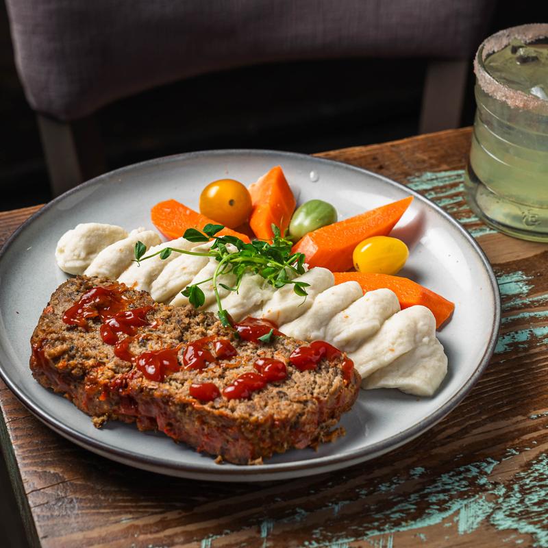 menu item 5 of 7, Not Your Mom’s Meatloaf