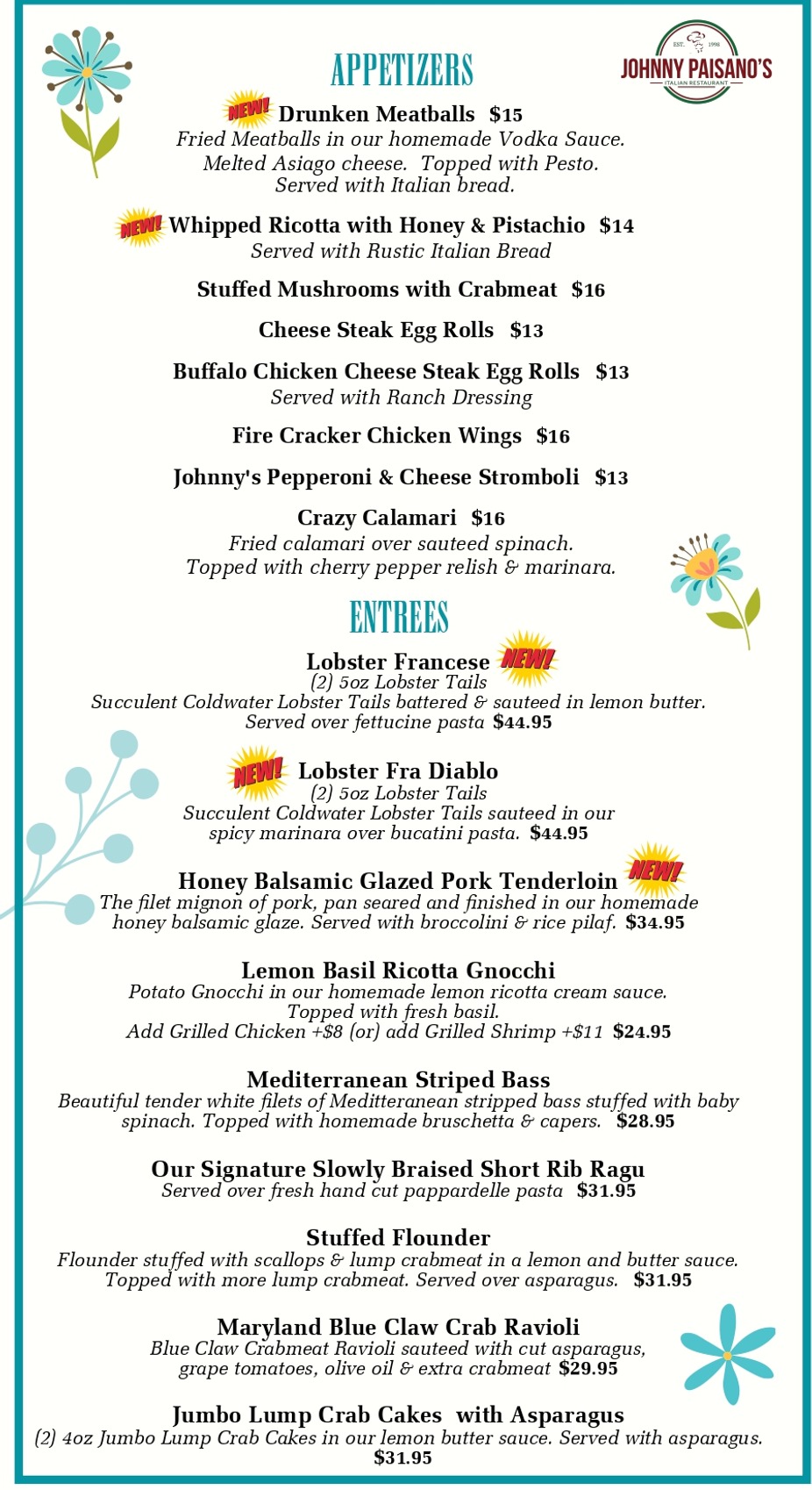 Specials flyer 1