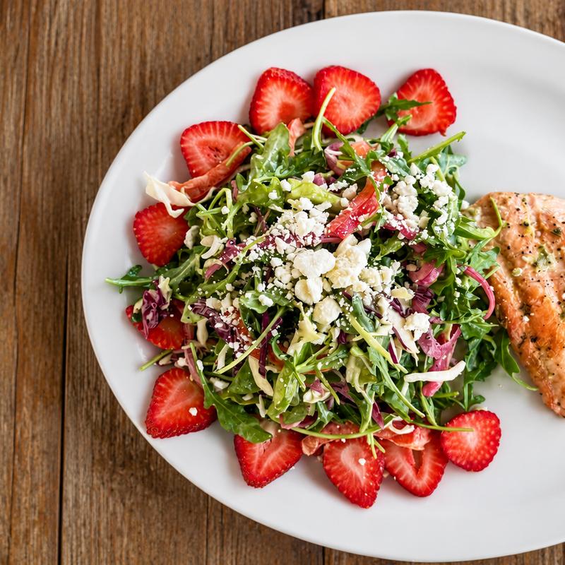 Strawberry Salmon Summer Salad photo