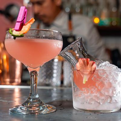 Intricate cocktails.