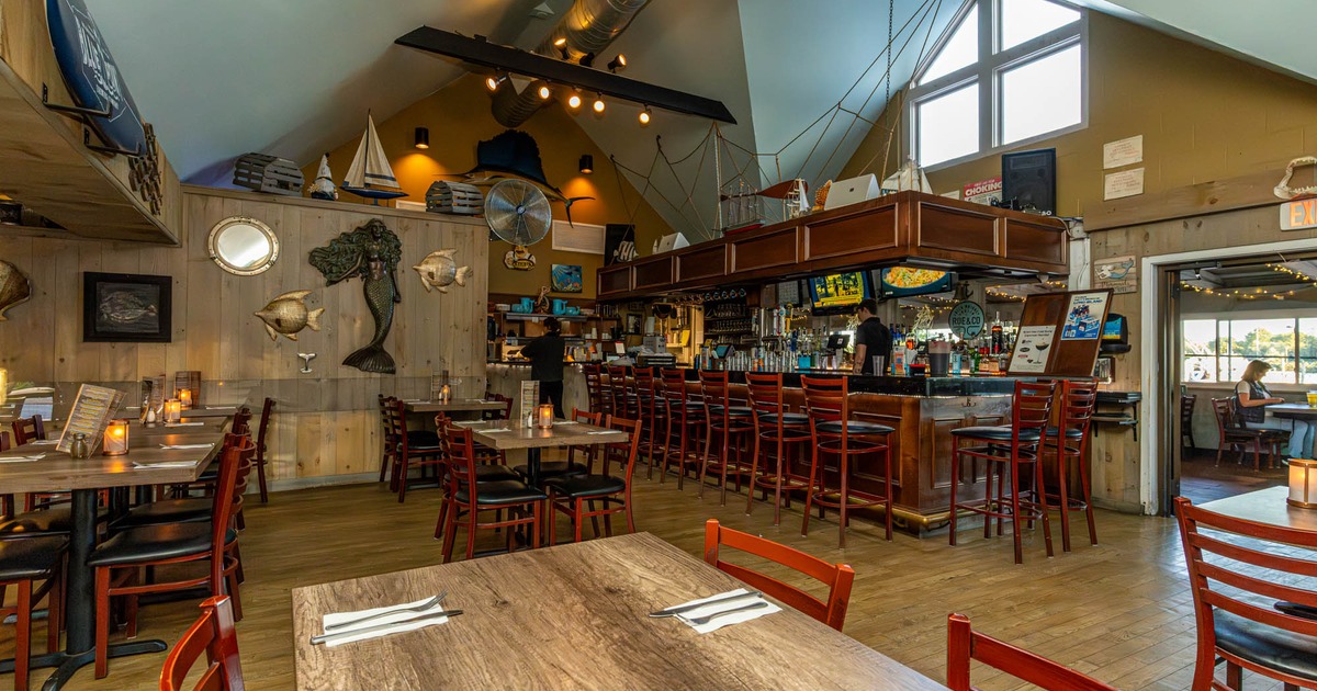 Seating and bar areas