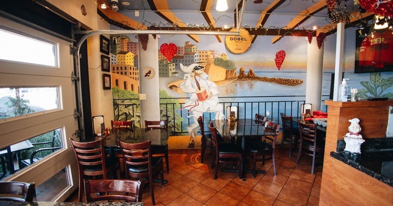 Interior, seating area