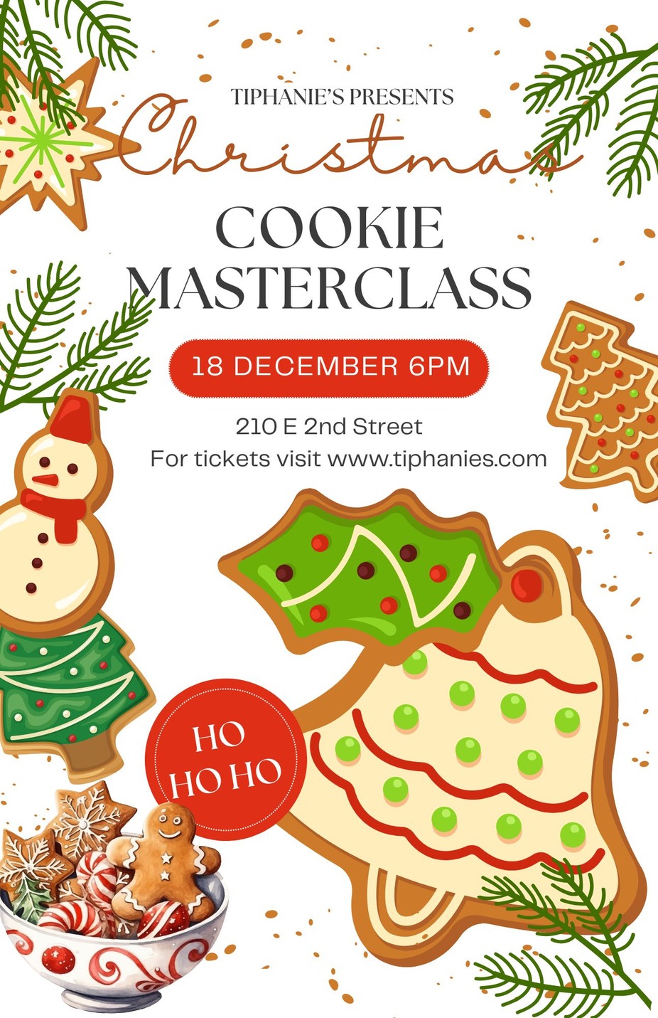 Christmas Cookie Masterclass event photo