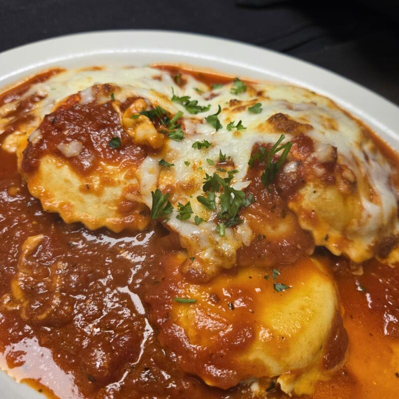 Baked Jumbo Cheese or Beef Ravioli photo