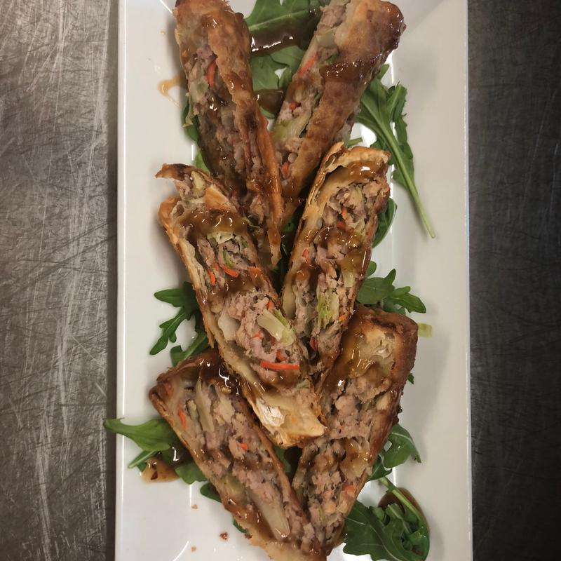 Asian Pork & Vegetable Egg Rolls photo