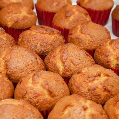 Freshly baked muffins.