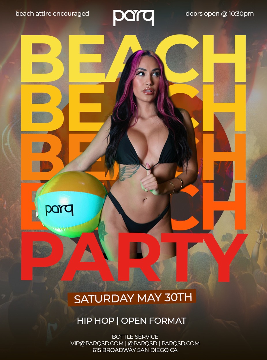 Parq Beach Party Hip-Hop & Open Format event photo