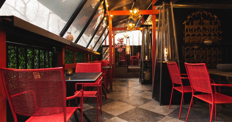 Interior seating area