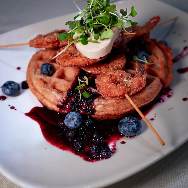 Shrimp and Waffles photo