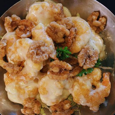 Walnut Prawns.
