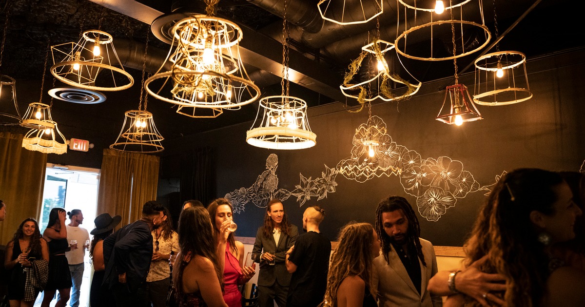 Interior, curtains decoration detail