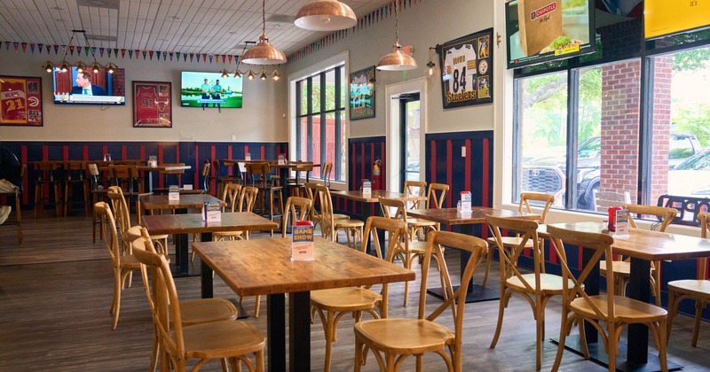 Interior, seating area
