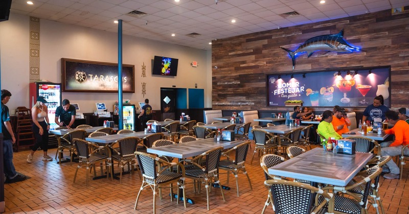 Interior, dining area
