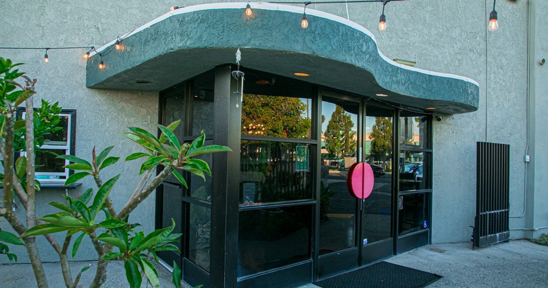 Exterior, entrance to restaurant