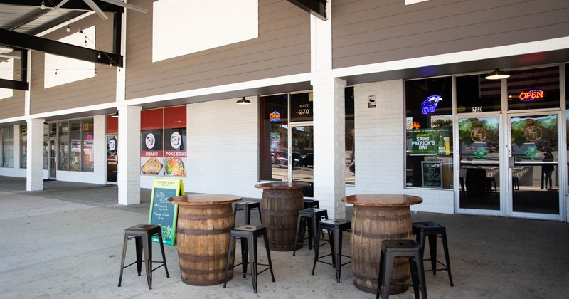 Exterior seating area