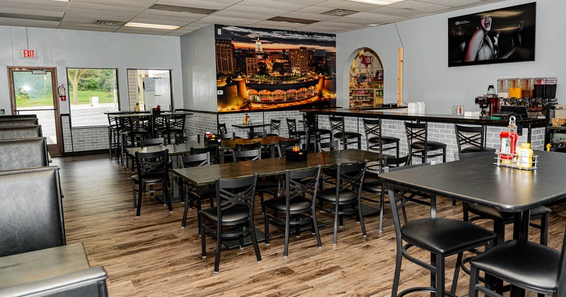 Interior, main seating area