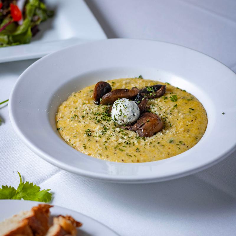 Creamy Polenta w/ Mushrooms photo