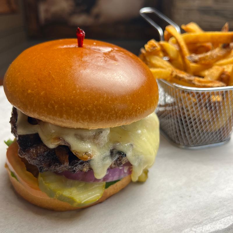 Mushroom Swiss Burger photo