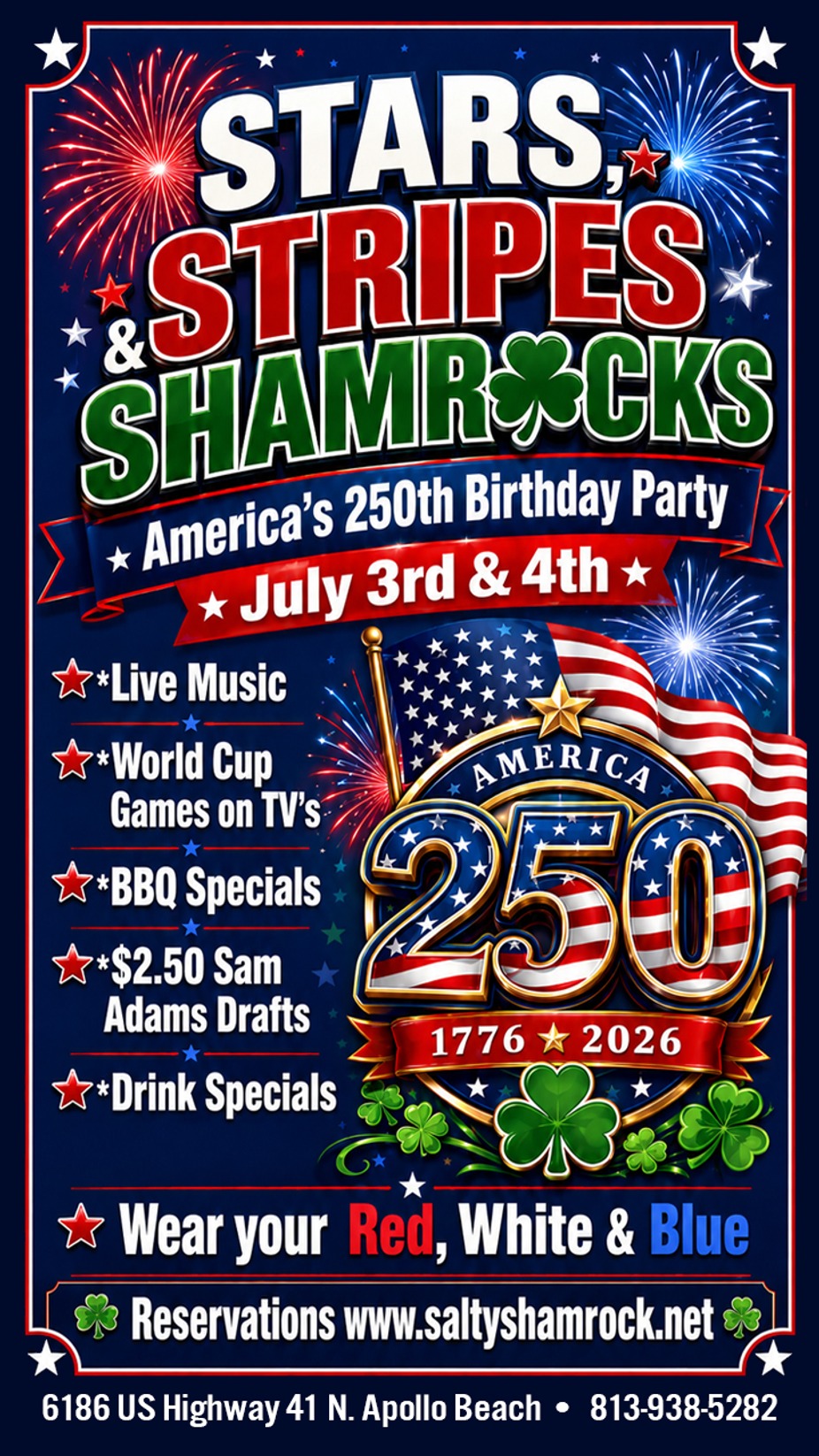 STARS STRIPES SHAMROCKS event photo