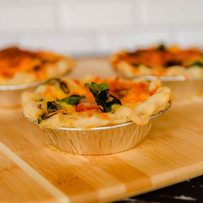 Small quiche plates