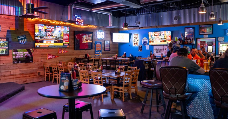 Interior, main seating sapce