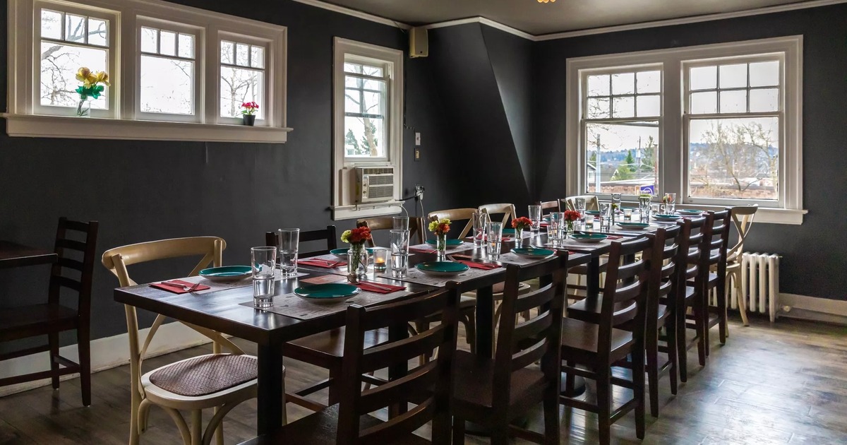 Restaurant dining area